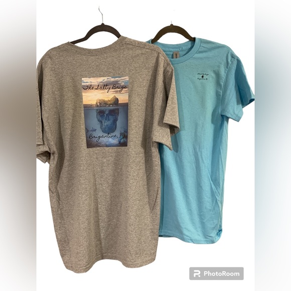 COPY - NWT The Salty Brigs, Brigantine, NJ Drawstring Back Pack - Gray - Picture 13 of 16